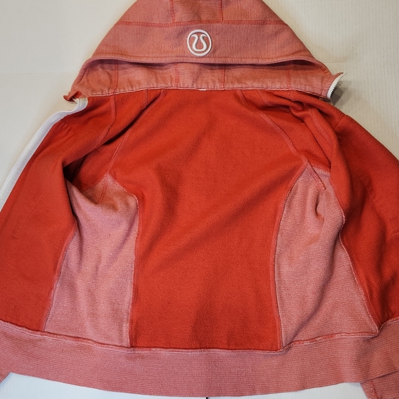 Womans coral Lululemon sweater - Picture 6 of 7